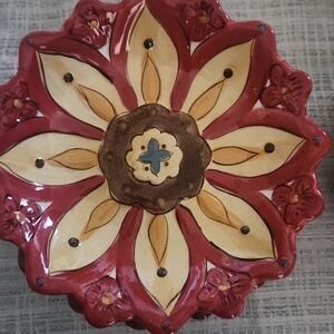 Pier 1 Carynthum Floral 8” Plate
